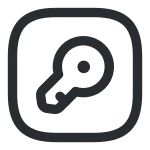 Key Square SVG Icon